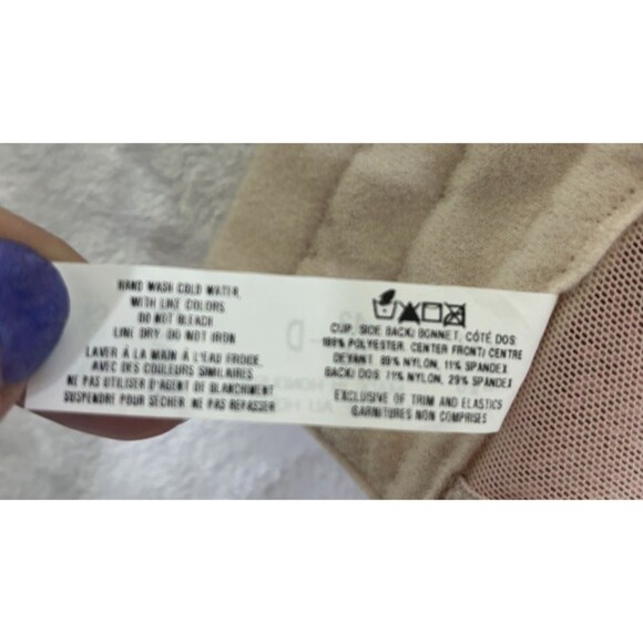 Bali Minimizer Bra Underwire Unlined Style DF3562 Tan Size 42D NEW - Picture 9 of 9